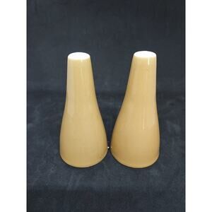 Mid-Century Modern Pair Salt and Pepper Shakers Original Stoppers